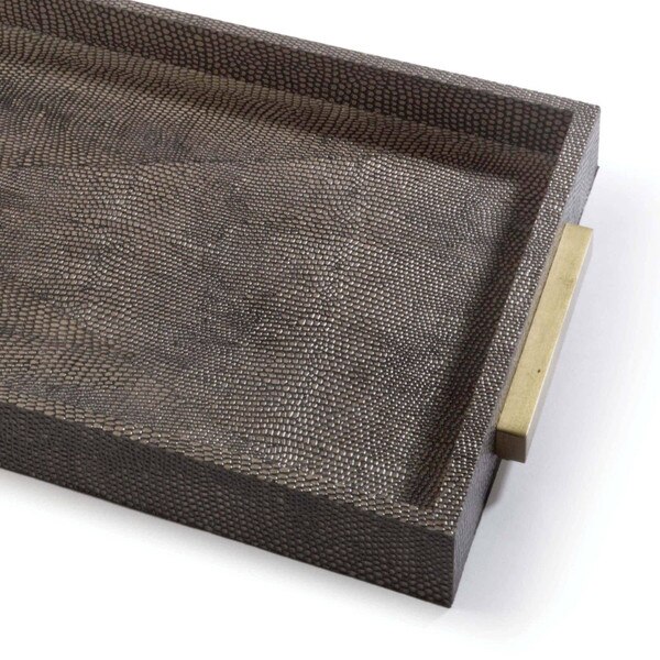 Rectangle Shagreen Boutique Tray